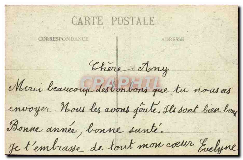 CPA Strasbourg Les Statues Des trois Empereurs De La facade De l'hotel des Postes — Verso