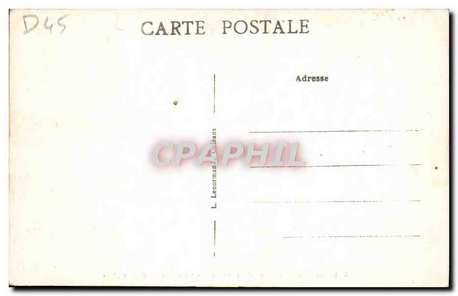 CPA Orleans Interieur De I'Hotel De Ville Grand Salon De Reception — Verso