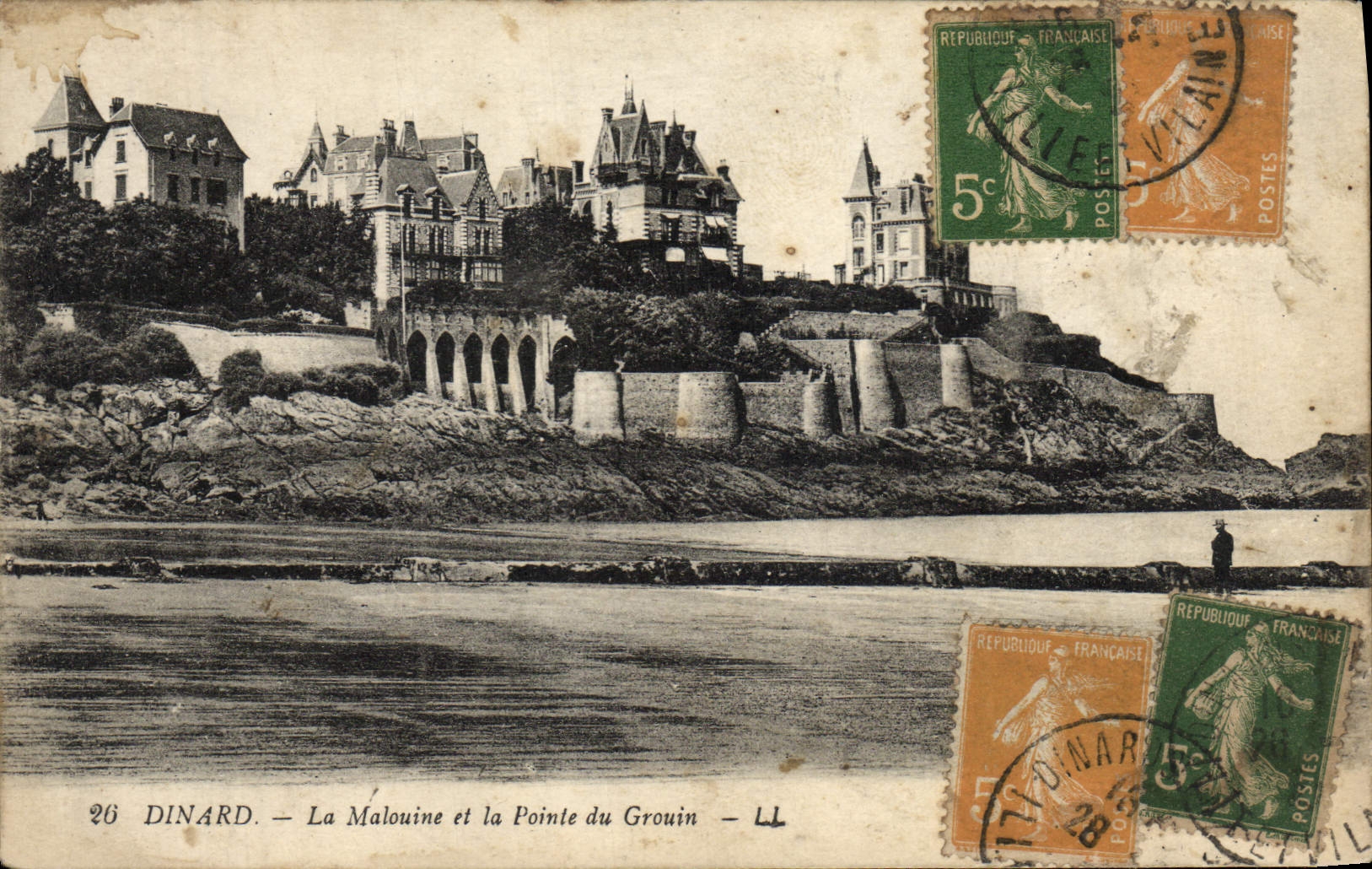 CPA Dinard La Malouine Et La Pointe Du Grouin