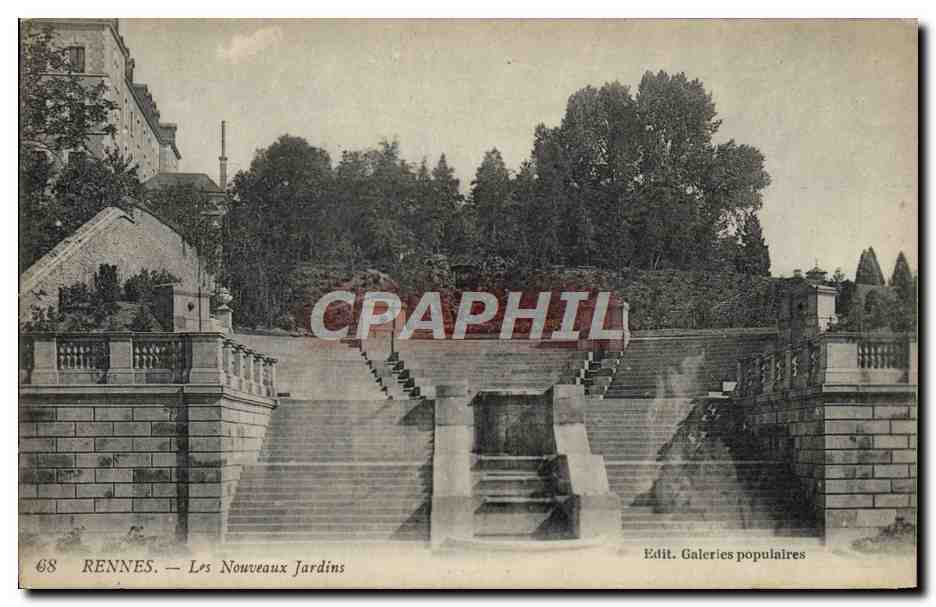 Rennes — Les Nouveaux Jardins — Edit. Galeries populaires