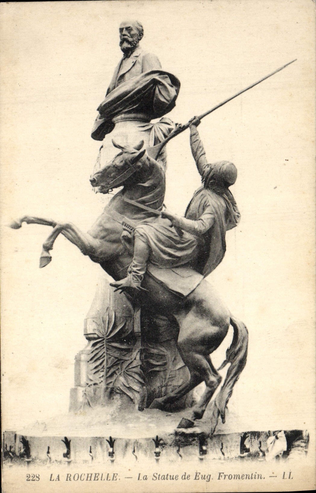 La Rochelle — Statue de Eug. Fromentin — éditeur L.I. n° 228