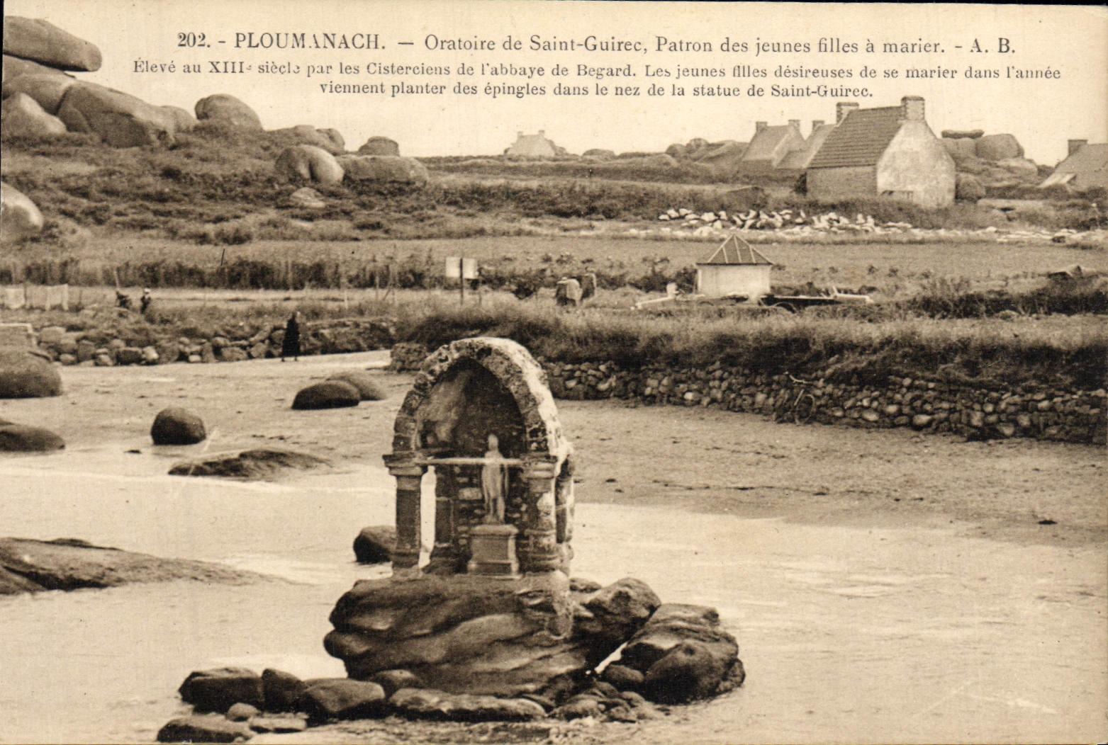 CPA Ploumanch Oratoire de Saint Guirec Patron des jeunes filles a marier