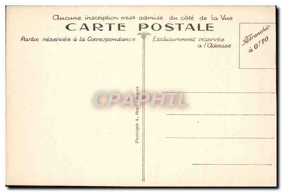 CPA Ploumanch Oratoire de Saint Guirec Patron des jeunes filles a marier — Rückseite