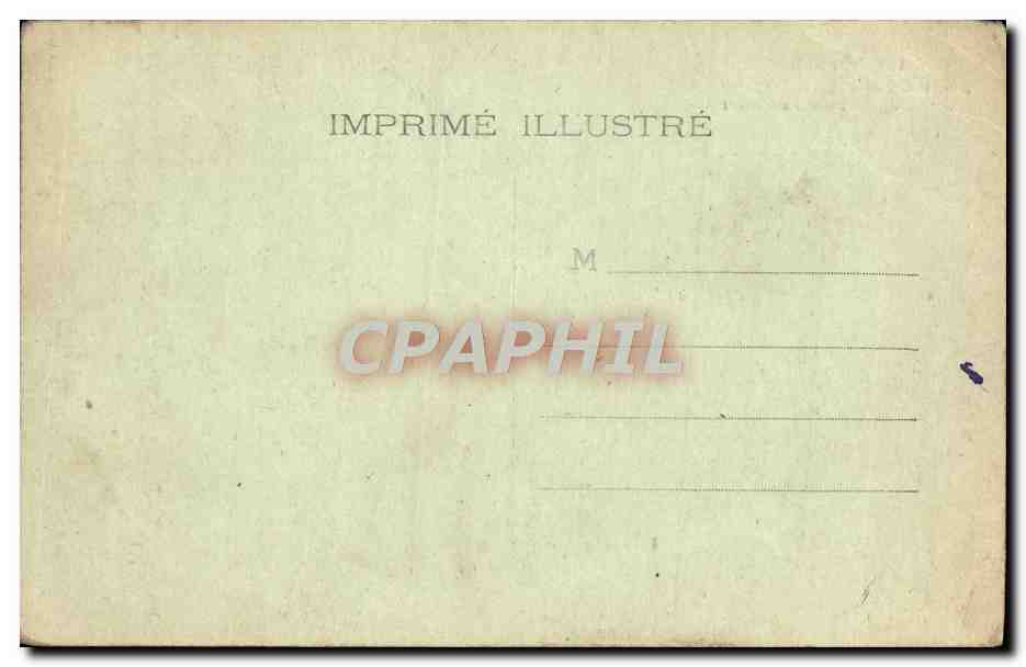 CPA Route de Pierrefitte a Cauterets — Rückseite