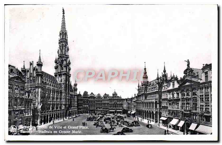 CPA Bruxelles Hotel de Ville et Grand'Place 