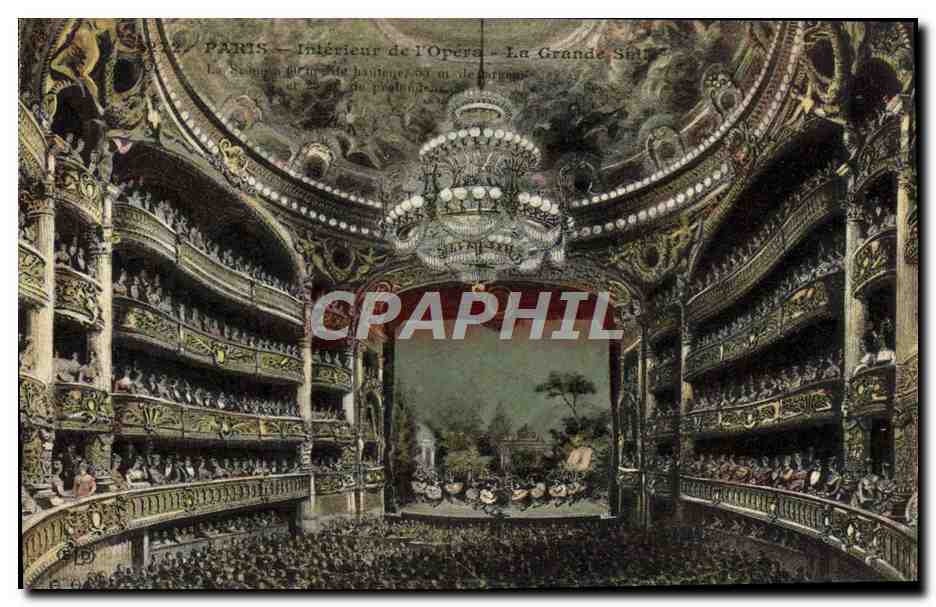 CPA Paris Interieur de l'Opera La grande salle
