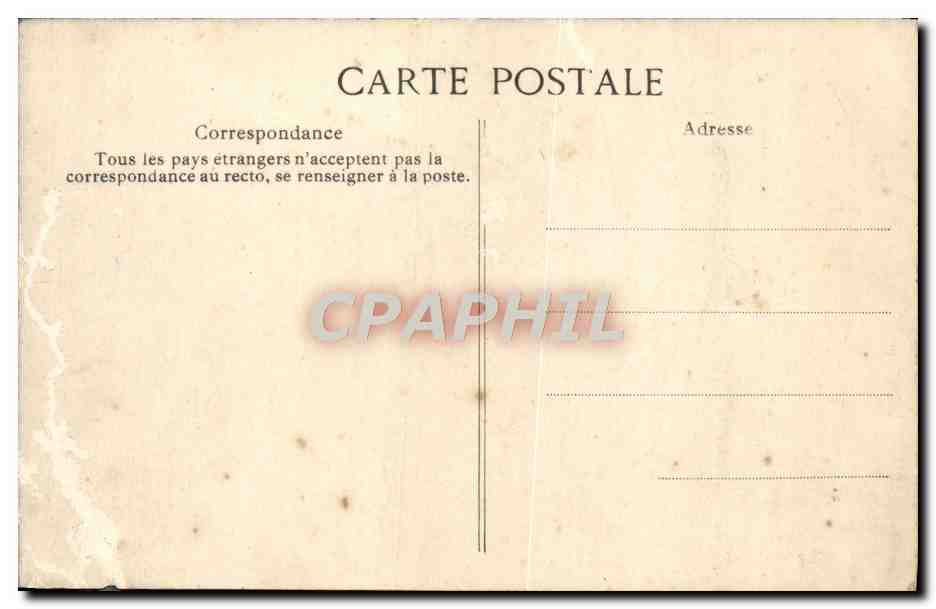 CPA Paris L'Obelisque Place de la Concorde  — Rückseite