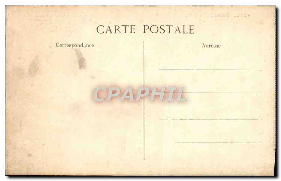 CPA Paris Opera  — Rückseite