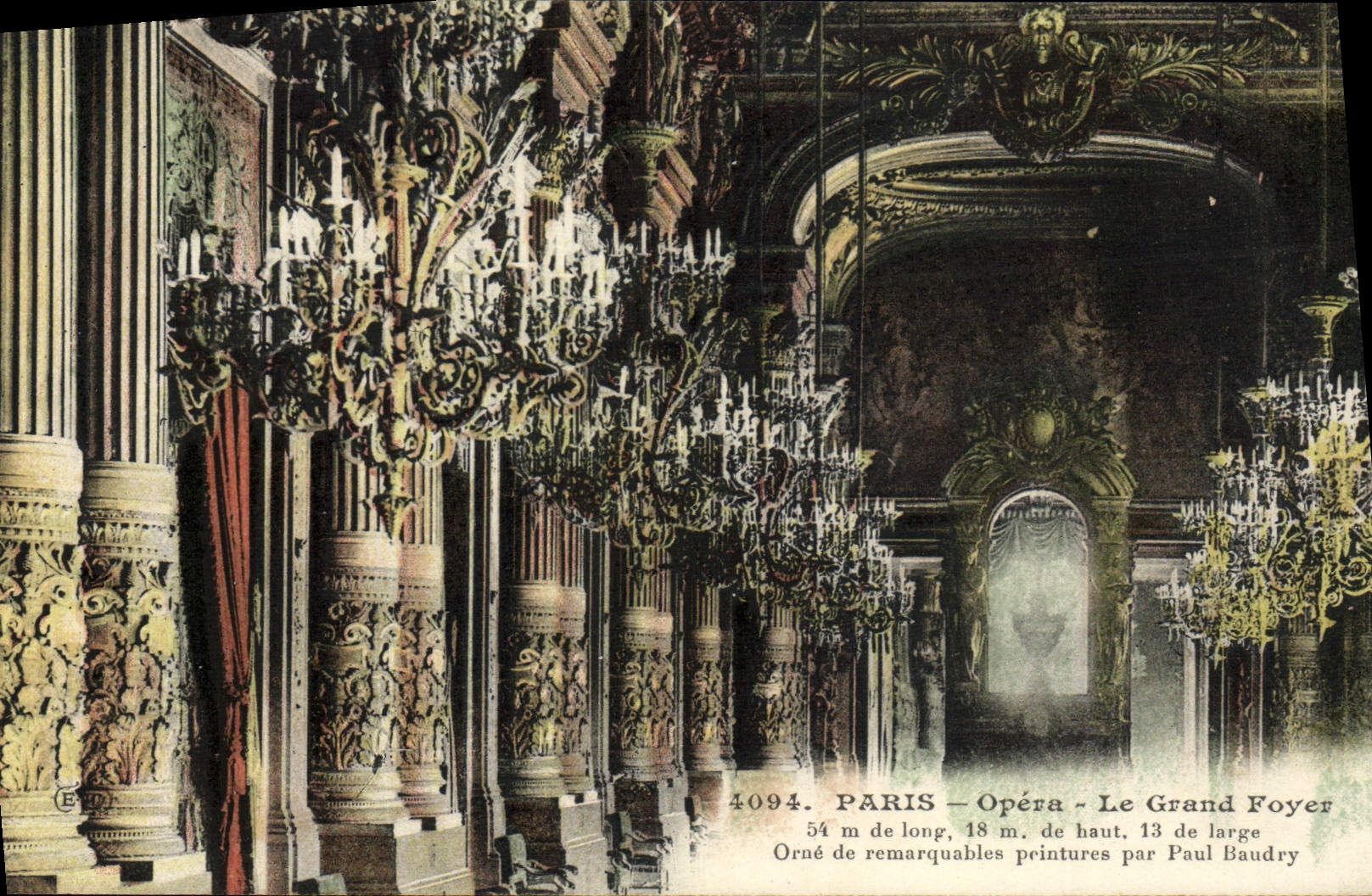 CPA Paris Opera Le Grand Foyer 