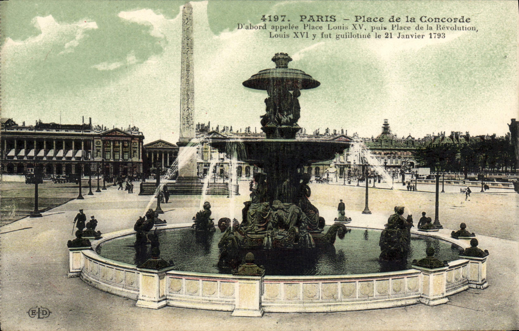 CPA Paris Place de la Concorde 