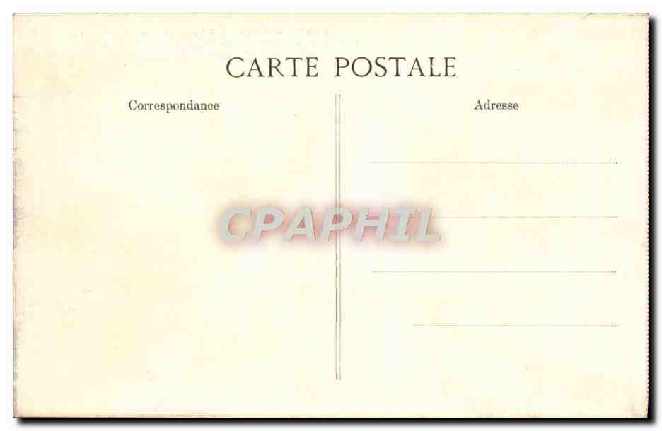 CPA Paris Place de la Concorde  — Rückseite