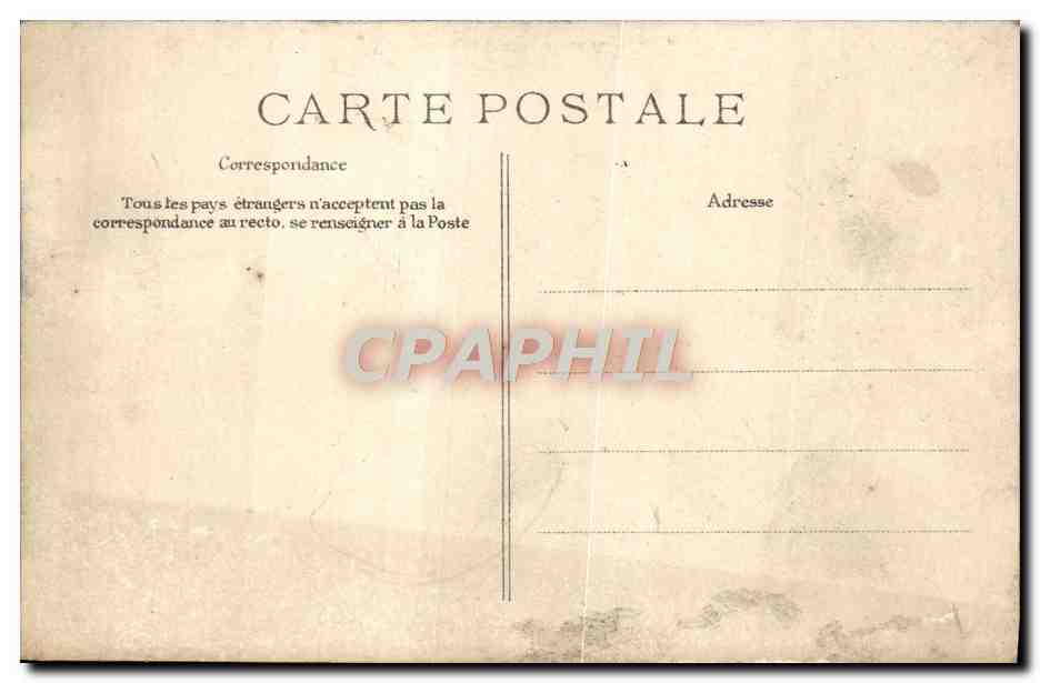 CPA Paris Place de la Republique  — Rückseite