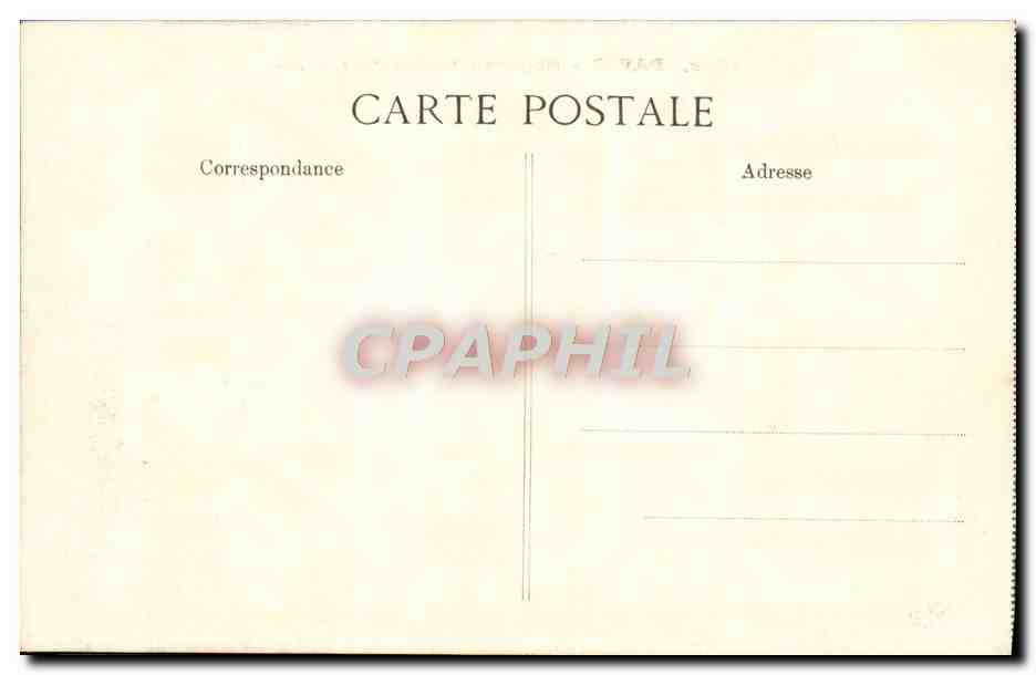CPA Paris Nouveau Jardin du Louvre  — Verso
