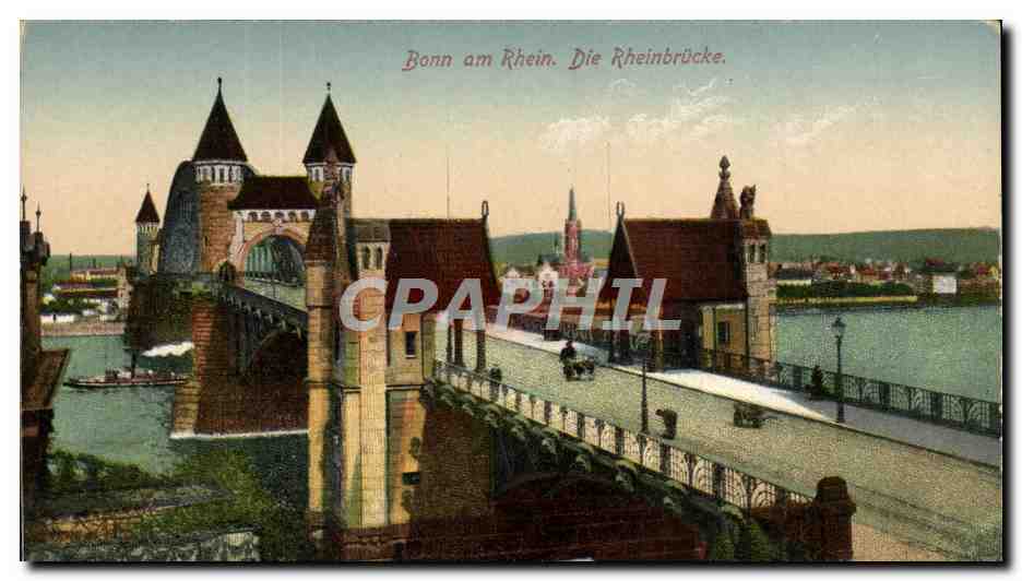 CPA Bonn am Rhein Die Rhienbrucke 