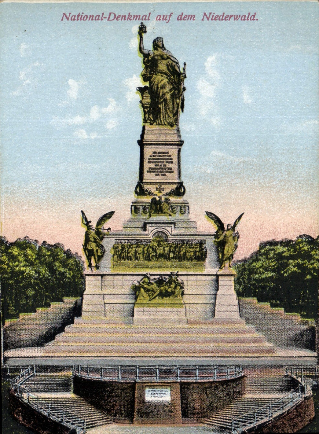CPA National Denkmal auf dem Niederwald 