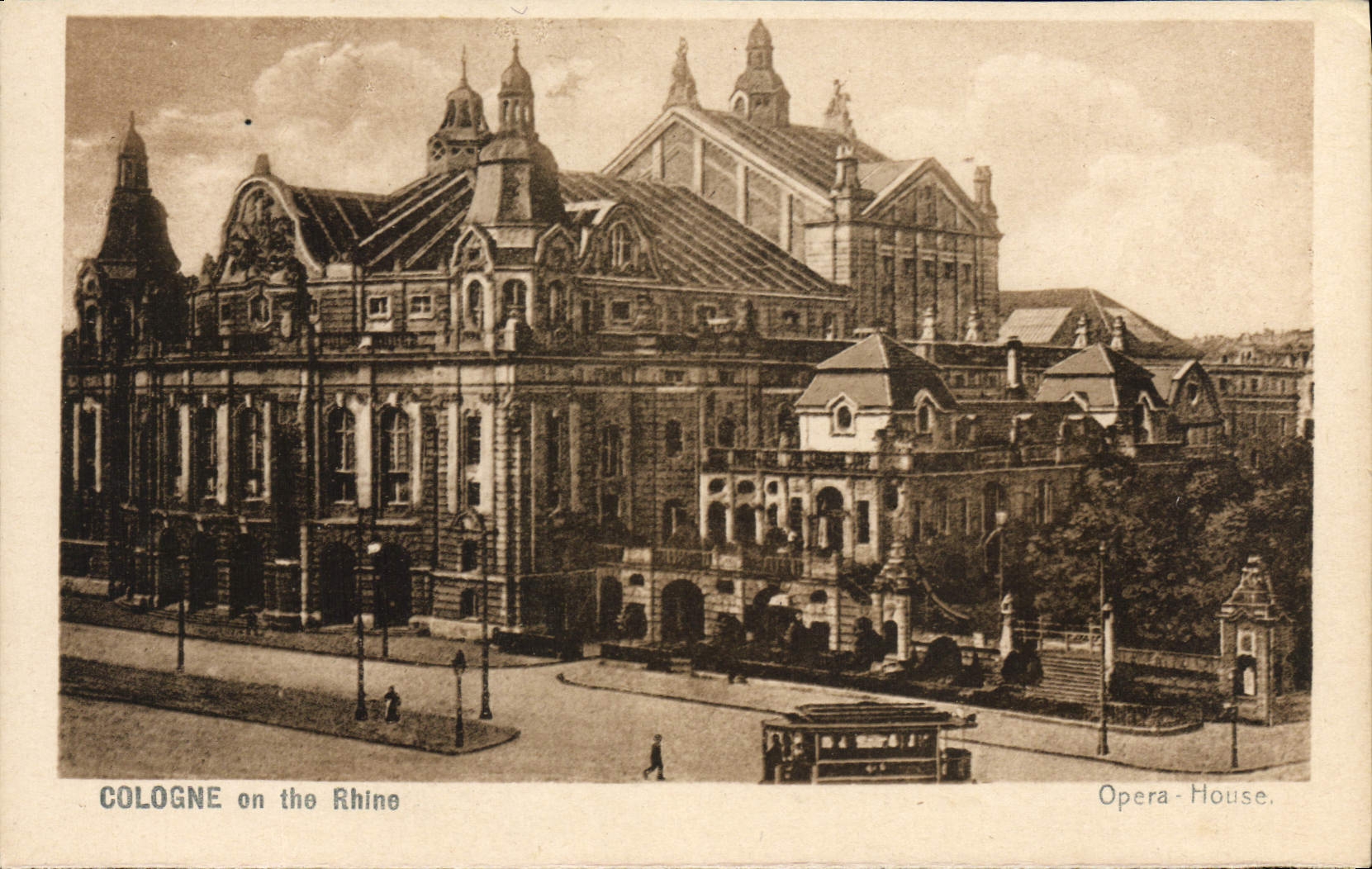 CPA Cologne on the Rhine Opera House 
