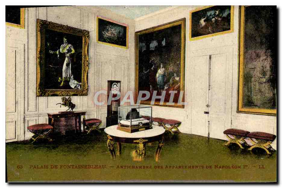 CPA Palais de Fontainebleau Antichambre des Appartements de Napoleon 1er