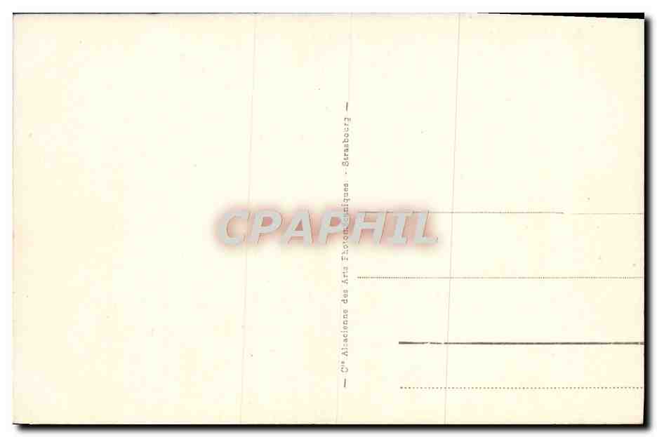 CPA Fontainebleau Le Chateau et la Grande Grille — Rückseite