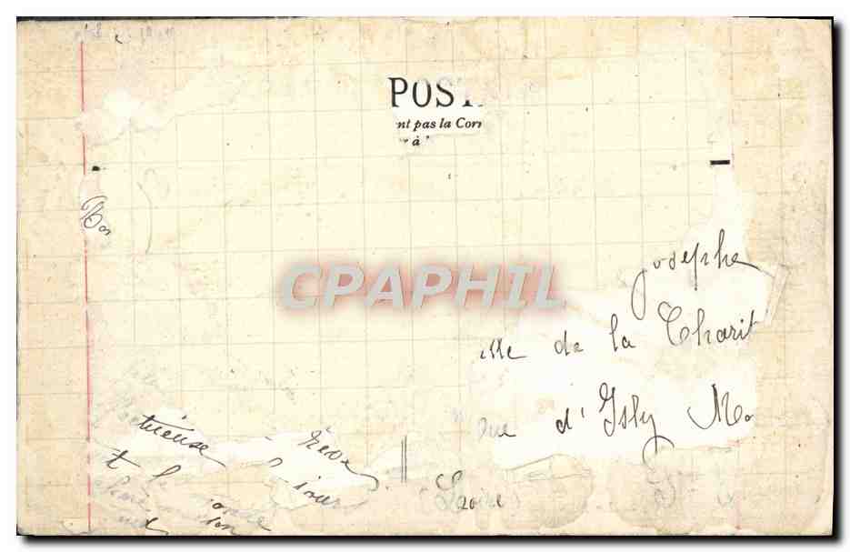 CPA Marseille Les Ilettes Endoume et le Chateau d'If — Rückseite