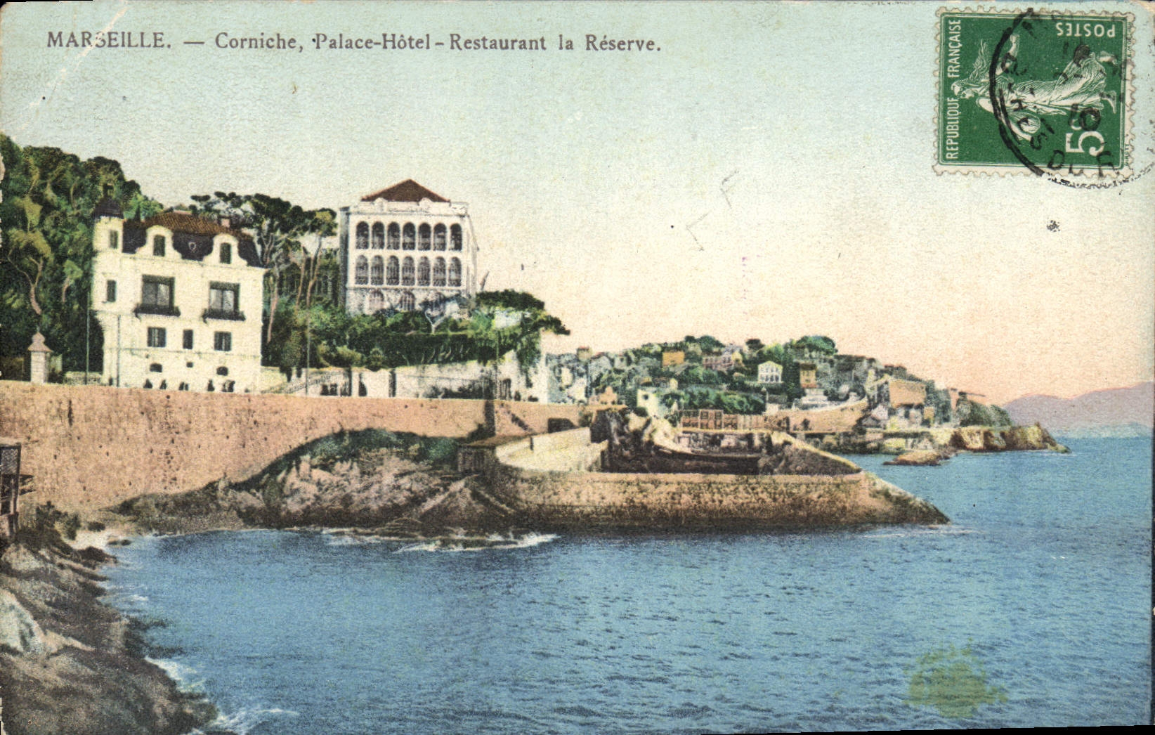 CPA Marseille Corniche Palace Hotel Restaurant la Reserve