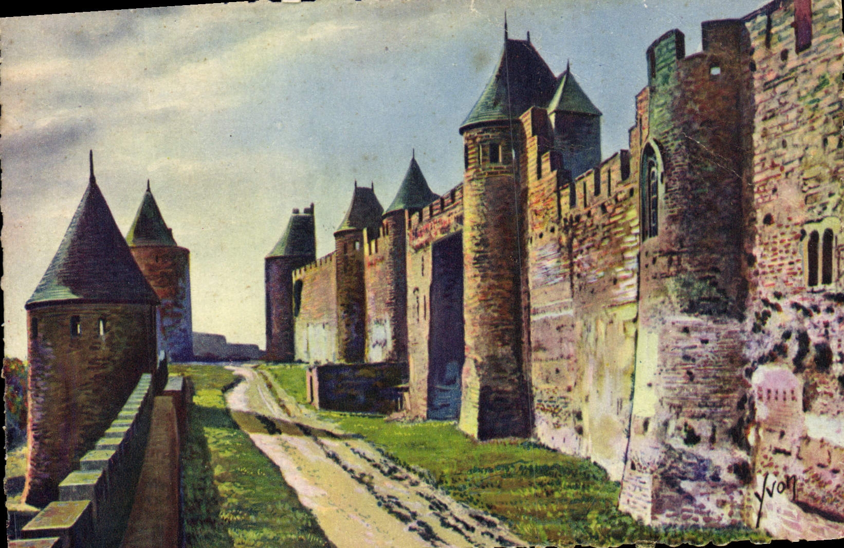 CPA Carcassonne La Cite 