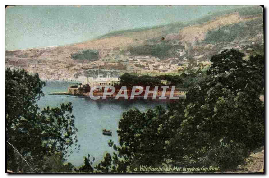CPA Villefranche sur Mer La route du Cap Ferrat