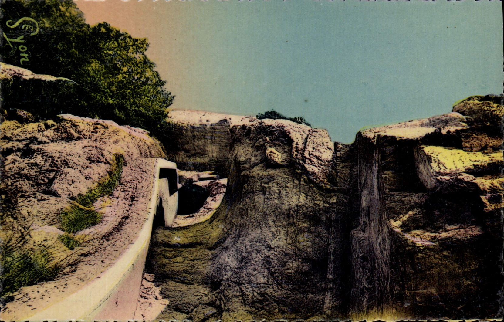 Ausgang des Tunnels — Massiv der Grande Chartreuse — Edition R. Gharl