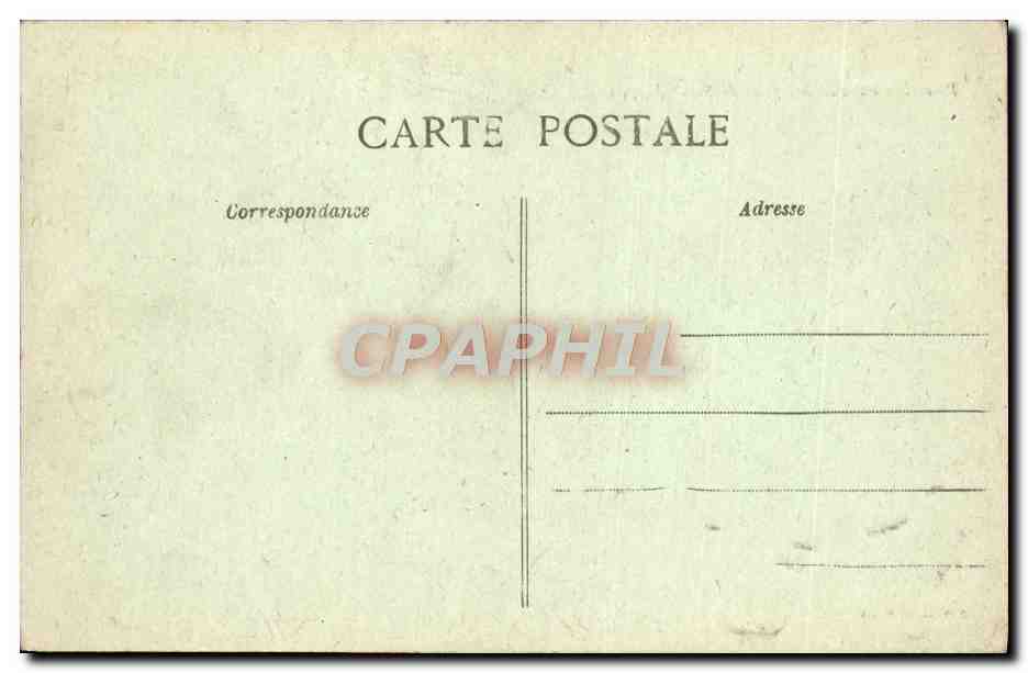 CPA Reims Place Drouet d'Erlon prise de Saint Jacques Militaria — Back