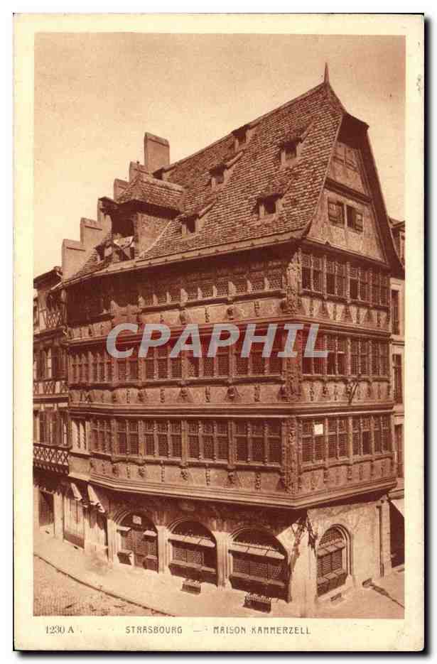 CPA Strasbourg Maison Kammerzell