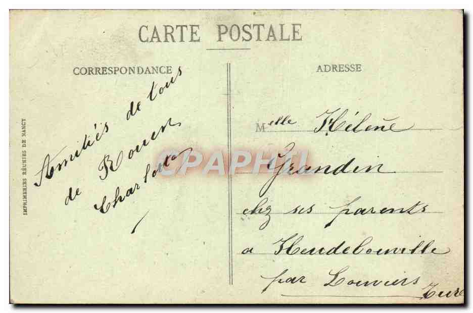 CPA Souvenir de Rouen Agneau — Verso