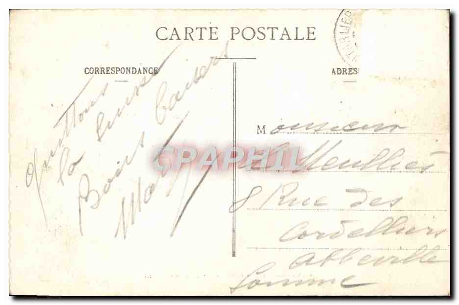 CPA Pontarlier Le Doubs et les Promenades — Rückseite