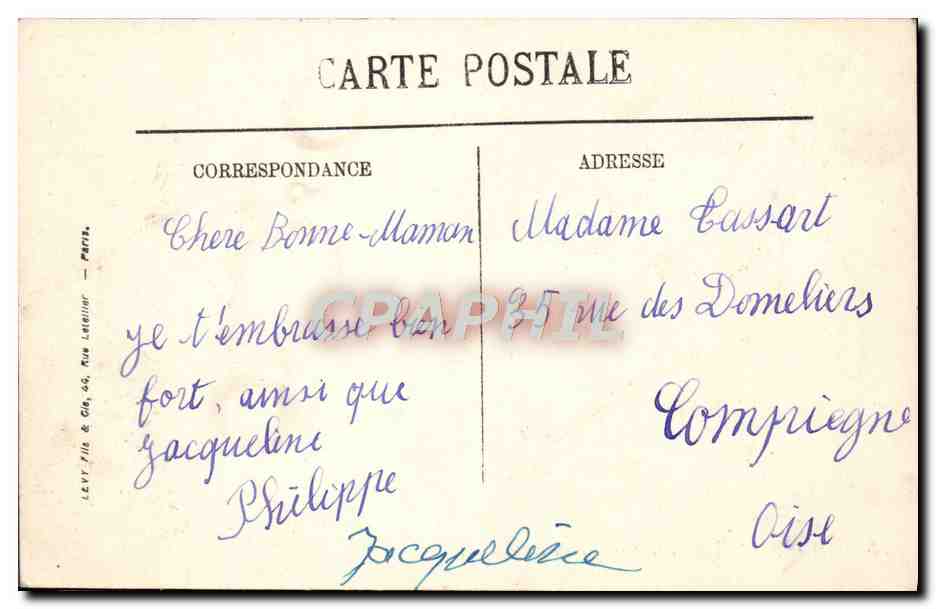 CPA Royan La Plage et le Casino de Foncillon — Back