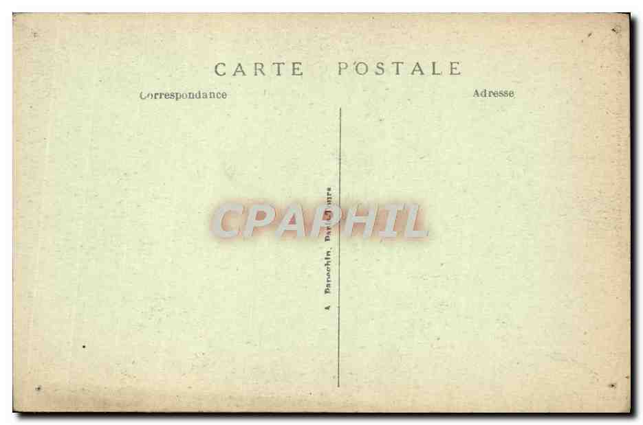 CPA Chenonceau Le Chateau et la Tour des Marques — Rückseite