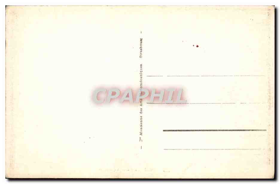 CPA La Porte du Desert Ane  — Back