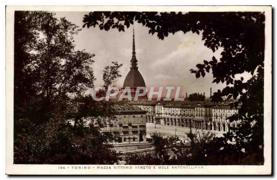 CPA Torino Piazza Vittorio Veneto e Mole Antonelliana