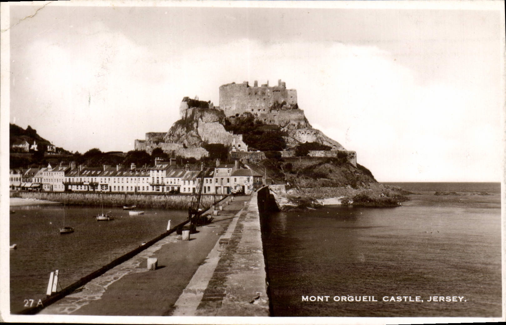 CPA Mont Orgueil Castle Jersey