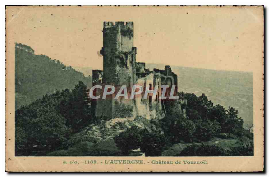 CPA L'Auvergne Chateau de Tournoel