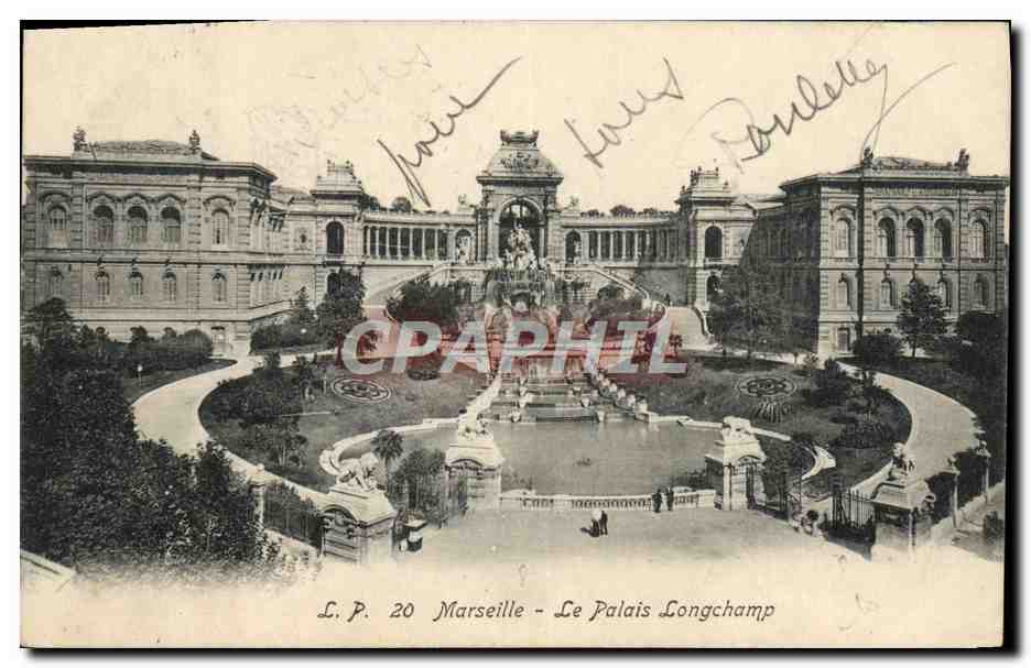 CPA Marseille Le Palais Longchamp