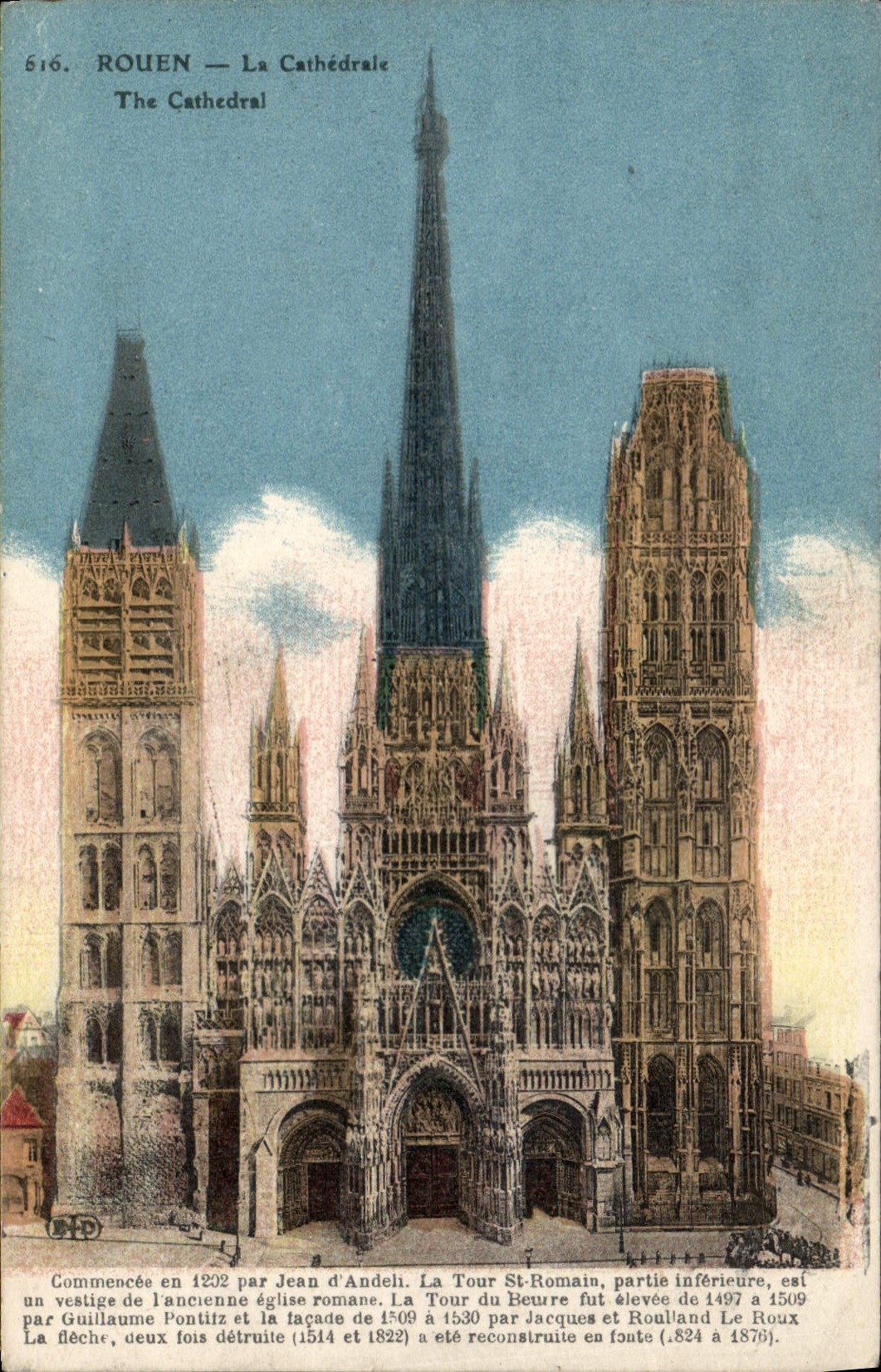 CPA Rouen La Cathedrale