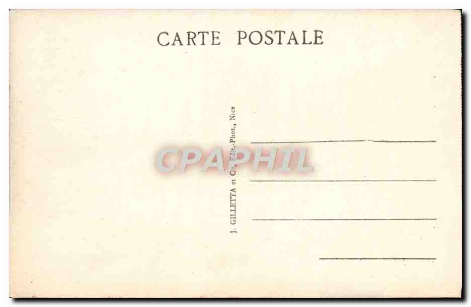CPA Cannes Chateau Saint Honorat Ile de Lerins  — Verso