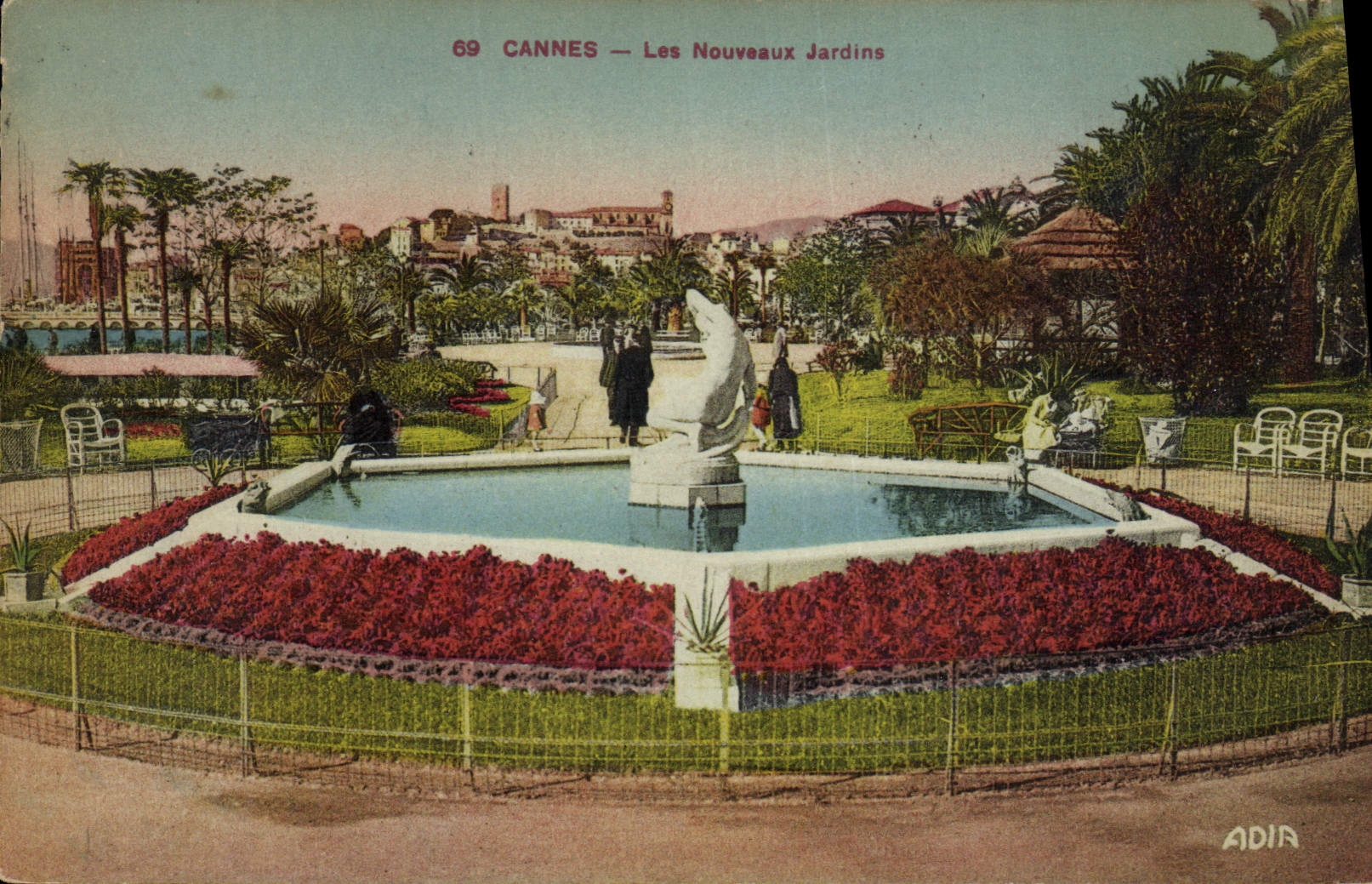 CPA Cannes Les Nouveaux Jardins