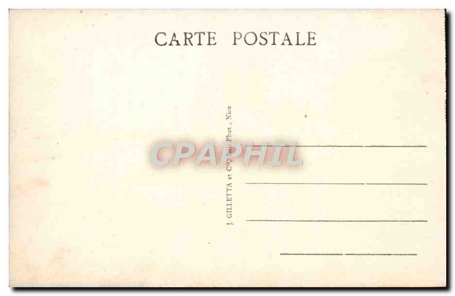 CPA Cannes Ile Sainte Marguerite Prison du Masque de Fer — Verso