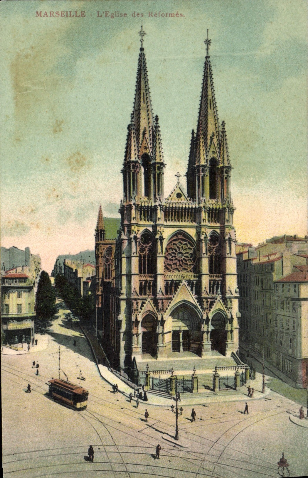 CPA Marseille L'Eglise des reformes