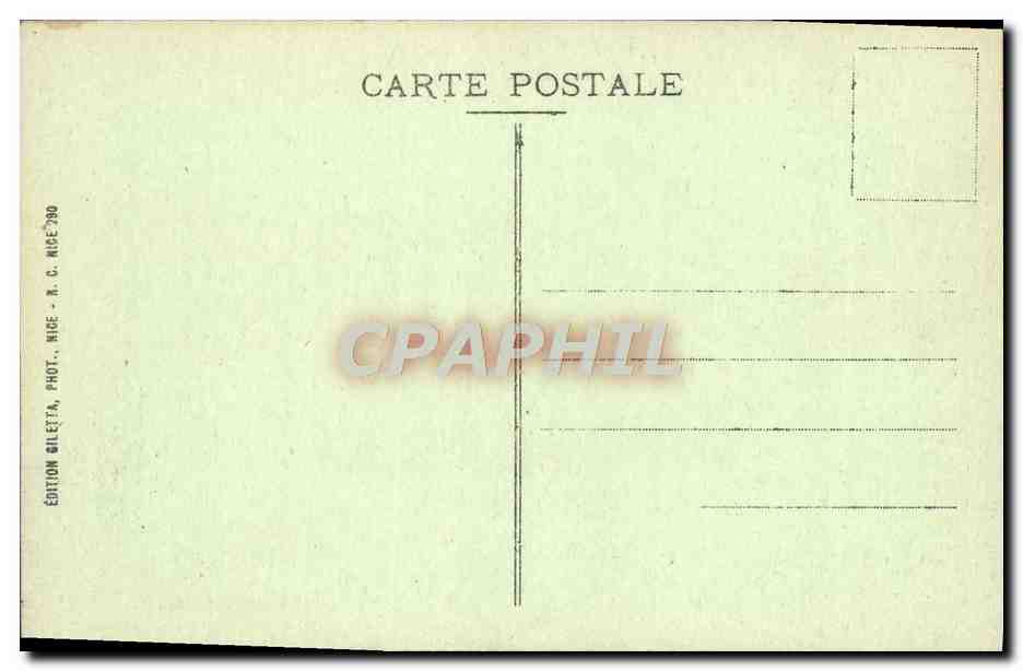 CPA Nice Interieur du Port Bateaux — Verso