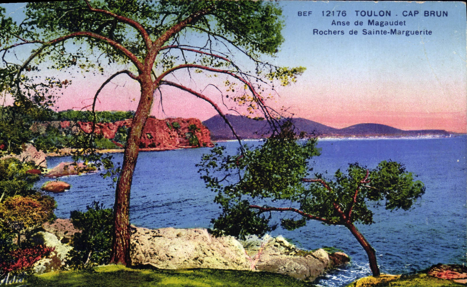 CPA Toulon Cap Brun Anse de Magaudet Rochers de Sainte Marguerite