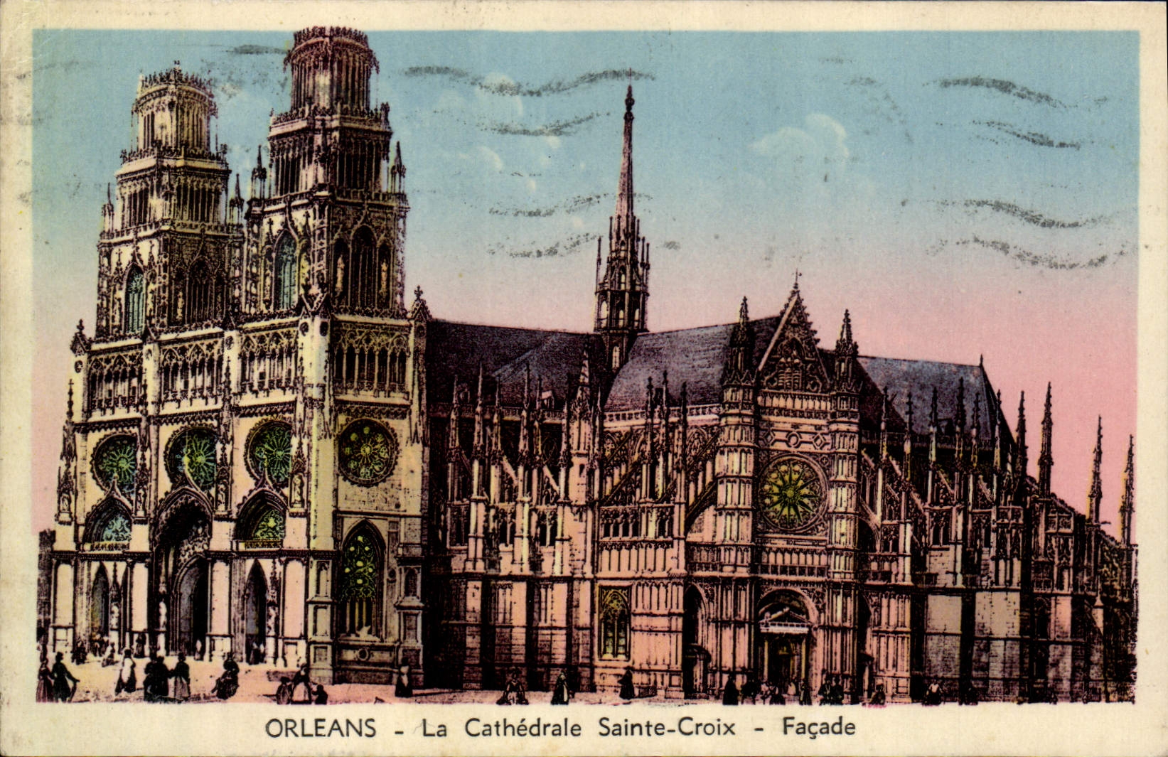 CPA Orleans La Cathedrale Sainte Croix