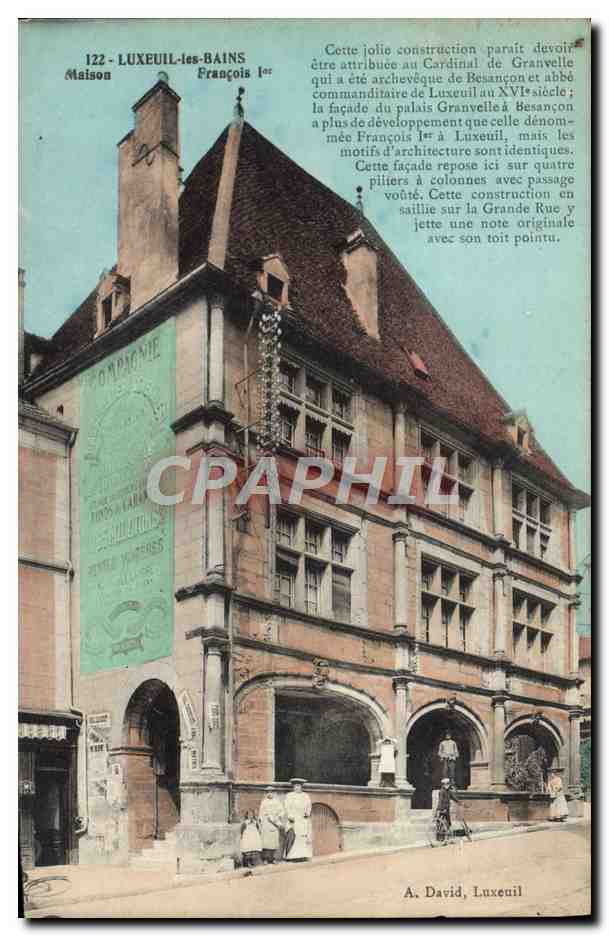CPA Luxeuil Les Bains Maison Francois 1er