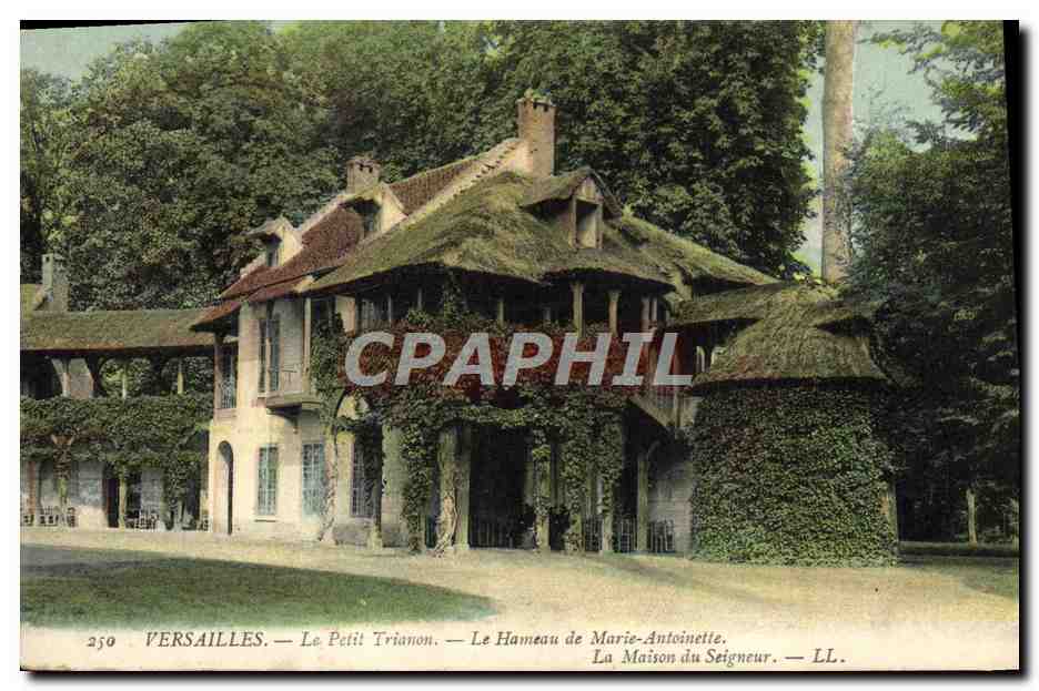CPA Versailles Le Petit Trianon Le Hameau de Marie Antoinette La maison du Seigneur 