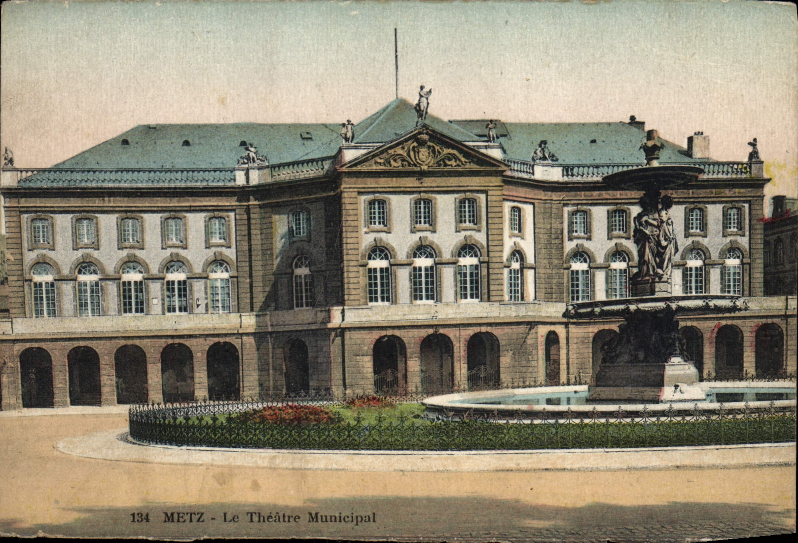 CPA Metz Le Theatre Municipal