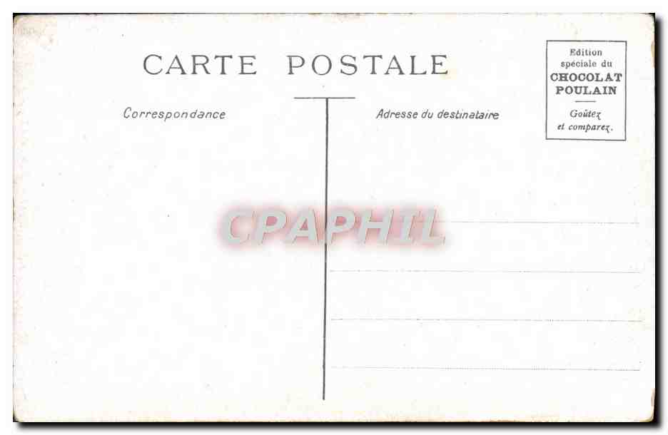 CPA Loches Chateau et Vue Generale — Rückseite